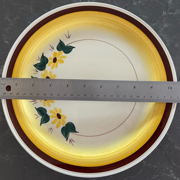 Vernonware Brown Eyed Susan 10.5" Plates (2) - Picture 3 of 4
